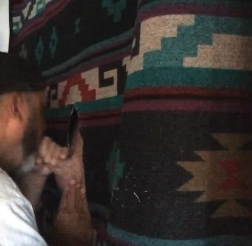 Brought my gloryhole to a AirBnB. Studly real estate agent, slid his big beautiful