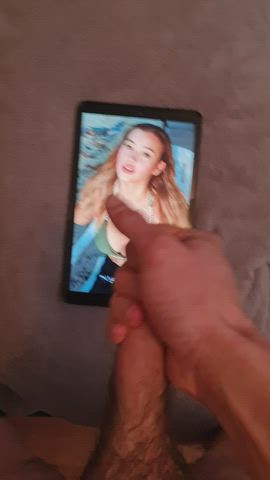 Cock Cumshot Tribute gif