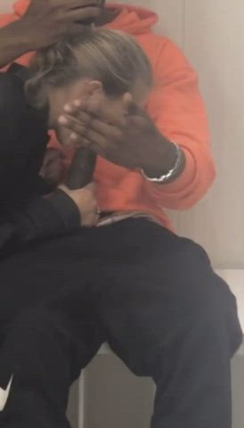 Took this White MILF for shopping, ended up with getting my dick sucked in Trial