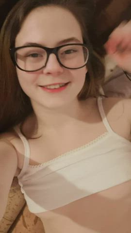I pushed my panties aside to show you my fat pussy