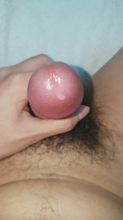 amateur cock male masturbation masturbating nsfw precum uncut-cock gif