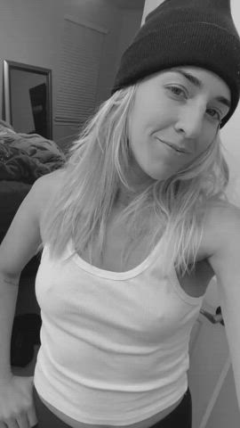 boobs braless nipples gif