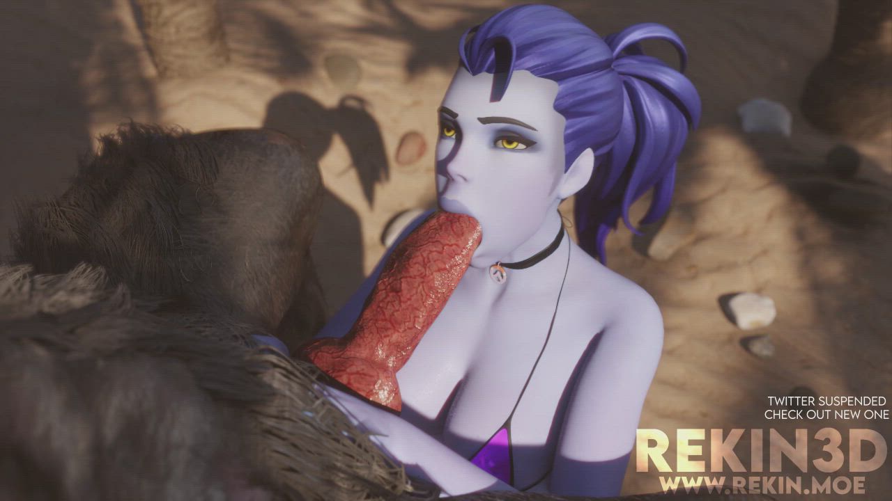 Animation Big Dick Blowjob gif