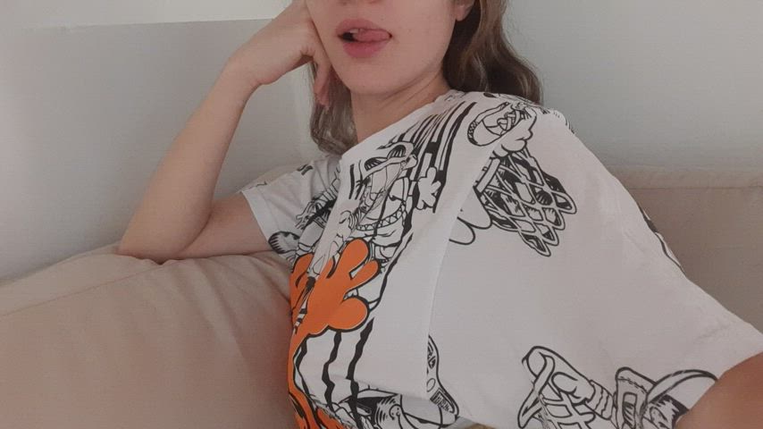 Imagine me riding your cock like this