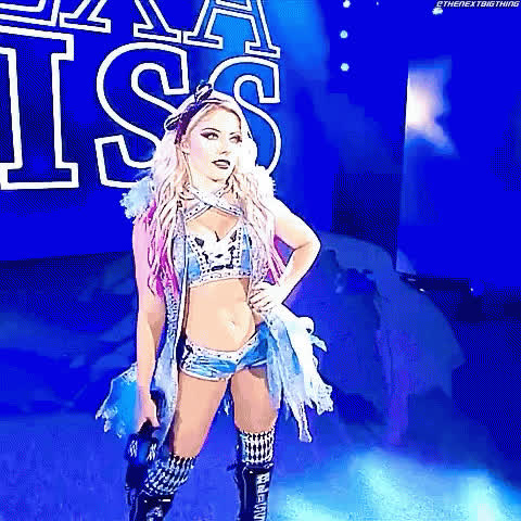 Big Tits Blonde Wrestling gif